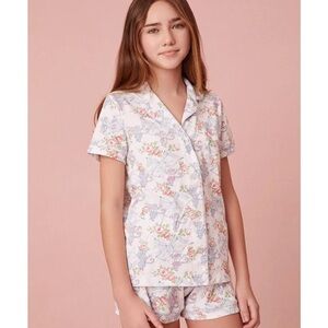 LoveShackFancy x Roller Rabbit Rosa Beaux polo pajamas